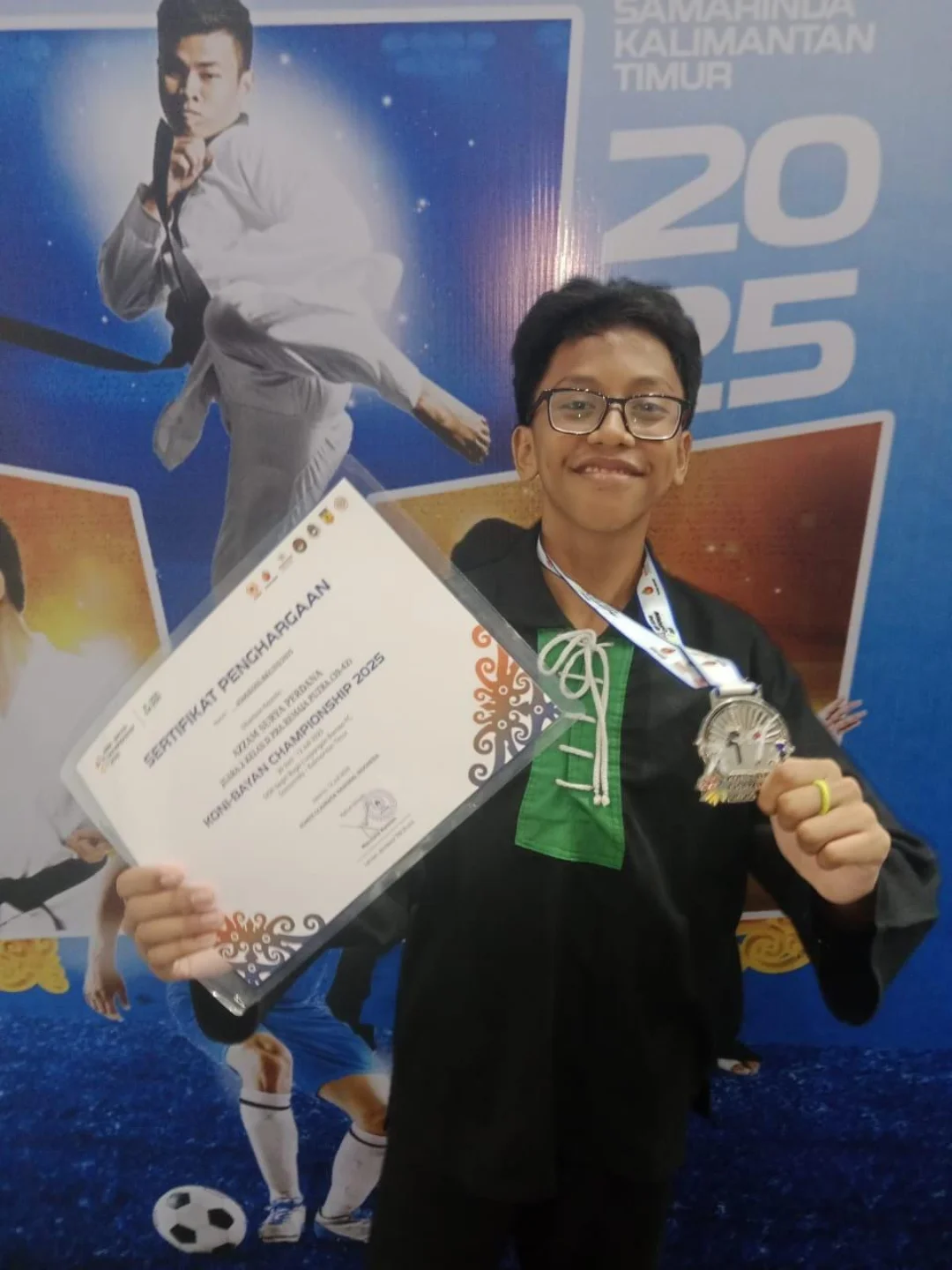 juara 2 kategori praremaja putra